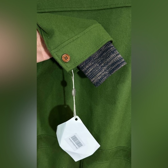 NWT M Missoni Fleeced Wool Blend Green Long Sleeve Jumpsuit IT 40 (US 4) - Picture 10 of 14